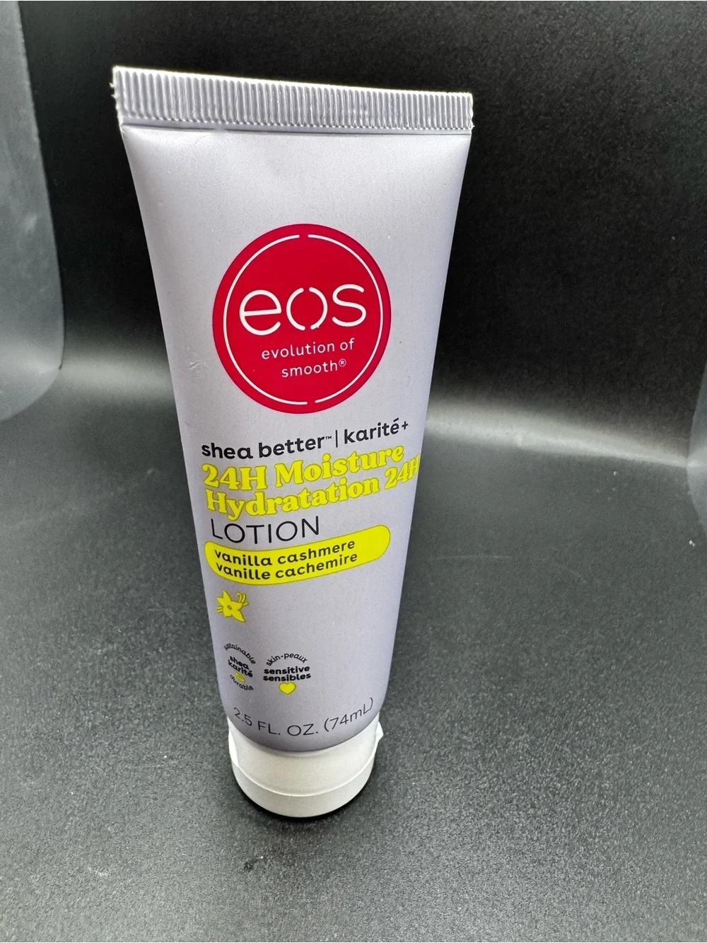 5/$25 NWT eos 24H Moisture Lotion - Vanilla Cashmere Travel Size 2.5oz